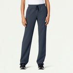 Women’s Everyday Scrub Pants with Knit Waistband and Straight Leg Fit