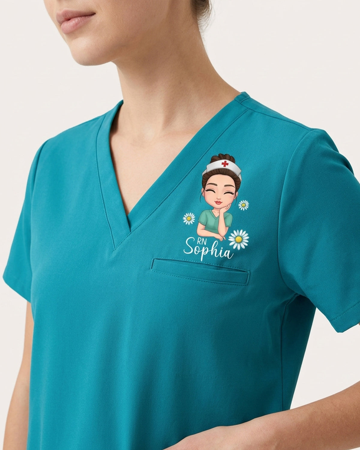 Personalized Name, Specialty And Character Be The Sunshine Hidden Message Gift For Nurse Top