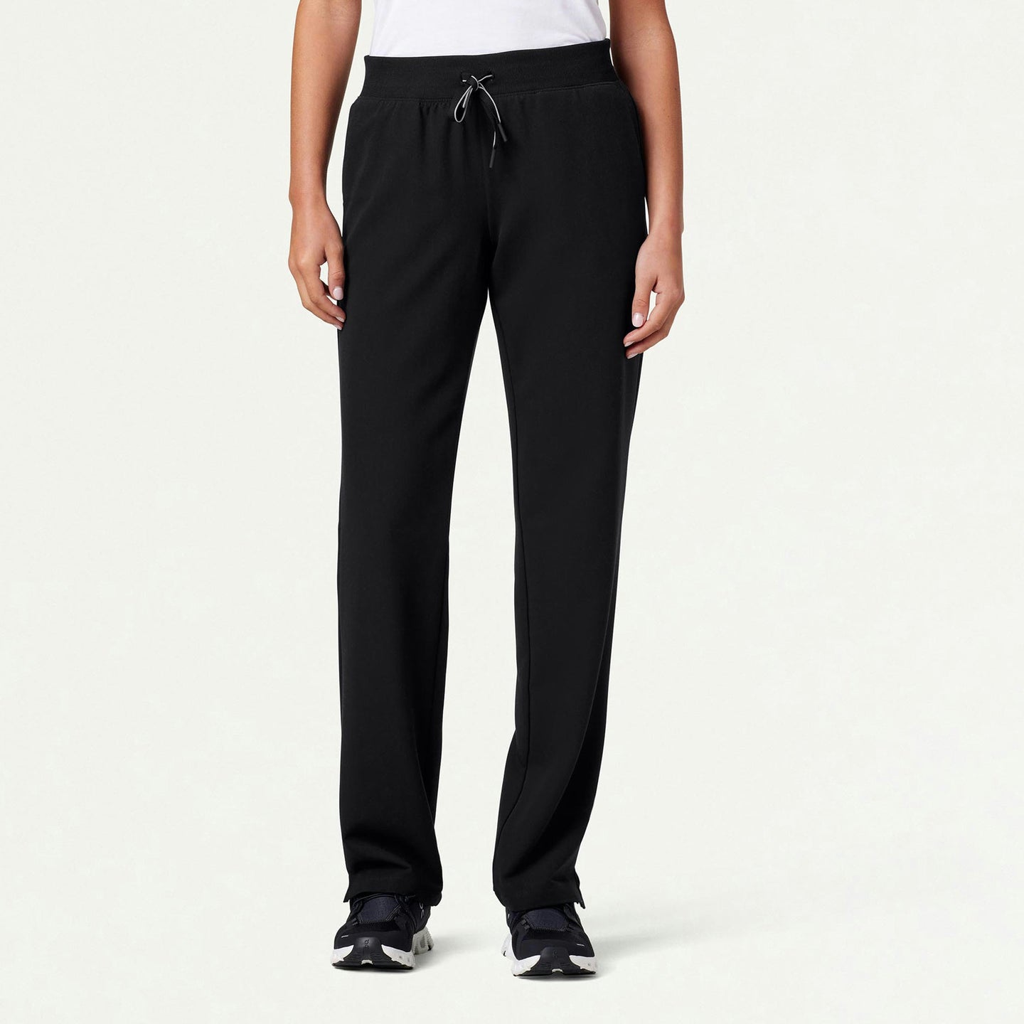 Women’s Everyday Scrub Pants with Knit Waistband and Straight Leg Fit