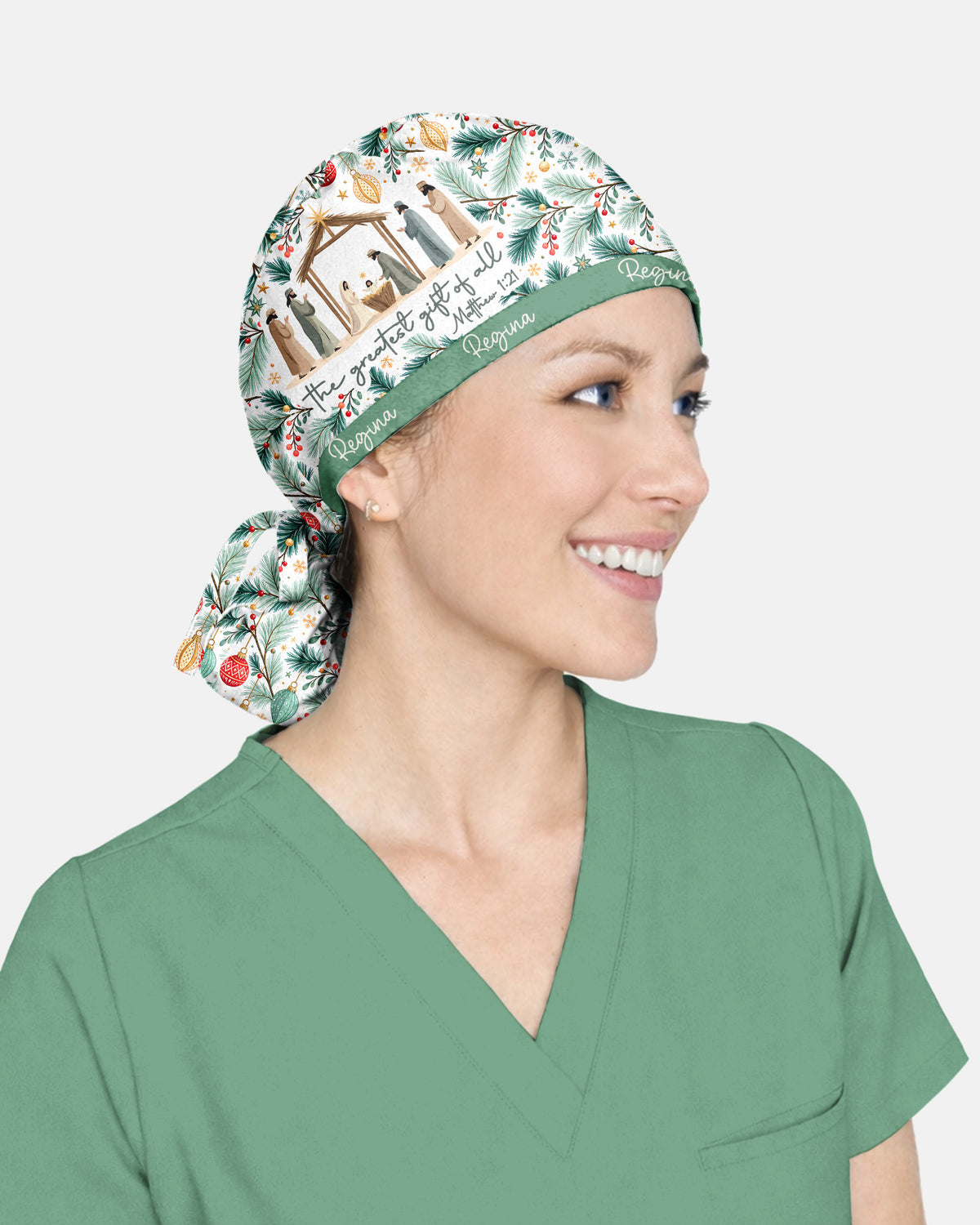 Personalized Name And Specialty The Greatest Gift Of All Christmas Gift For Nurse Cap