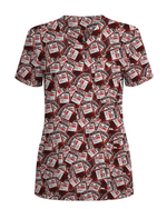 Funny Diet Coke IV Bag Nurse Scrub Top