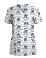 Funny Opossum Pediatric Nurse Scrub Top