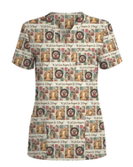A Lot Can Happen In 3 Days Scrub Top