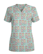 Pastel Medical Tools Medical Scrub Top