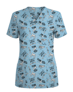 Team Ortho Bone Fracture Funny Nurse Scrub Top