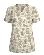 Cute Hugging Koala Valentine Scrub Top
