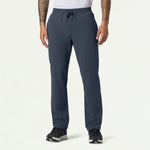 Men’s Straight-Leg Everyday Scrub Pants with 6 Functional Pockets
