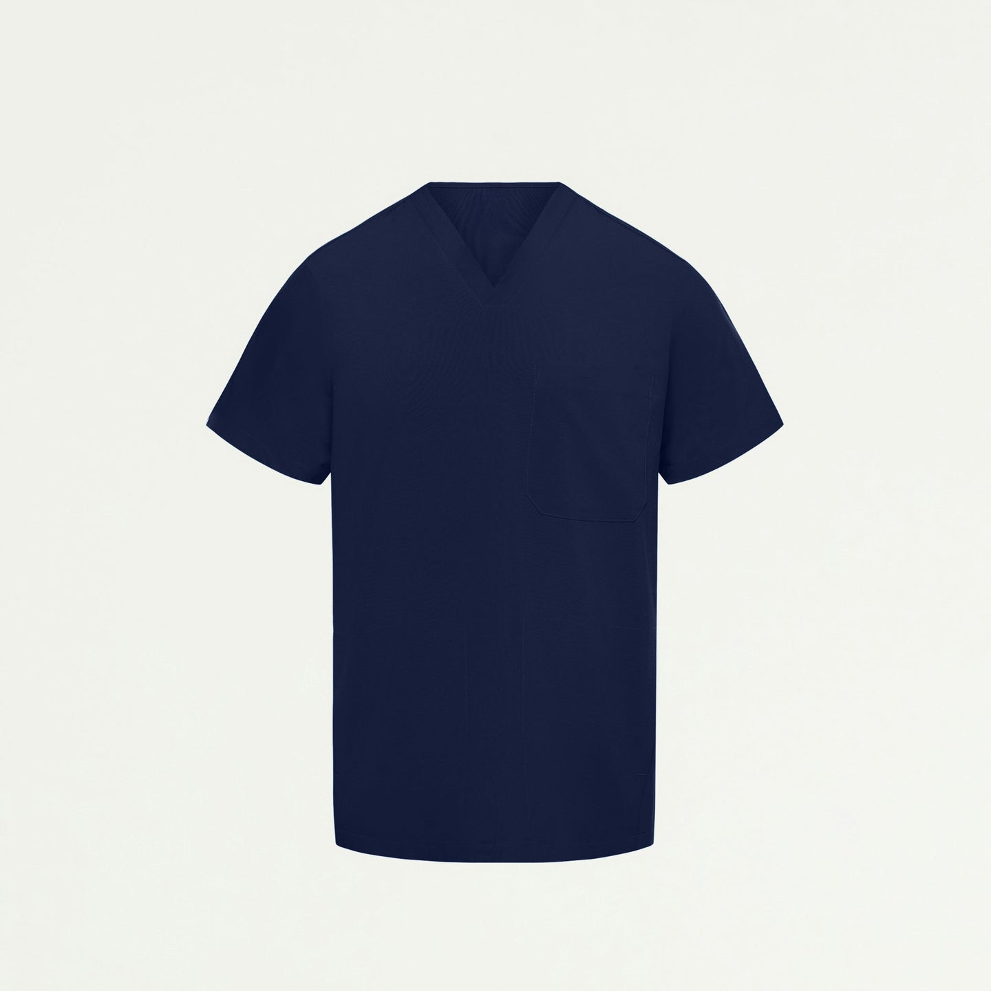 Men’s Classic Fit V-Neck Scrub Top with 3 Functional Pockets