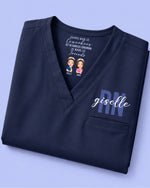 Personalized Name, Specialty And Character Chance Made Us Coworkers Funny Hidden Message Gift For Nurse Coworker Top
