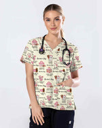 Rn-tine's Day Sweet Treats Medical Scrub Top