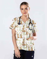Australian NICU Nurse Scrub Top