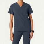 Women’s Classic Fit V-Neck Scrub Top with 1 Chest Pocket