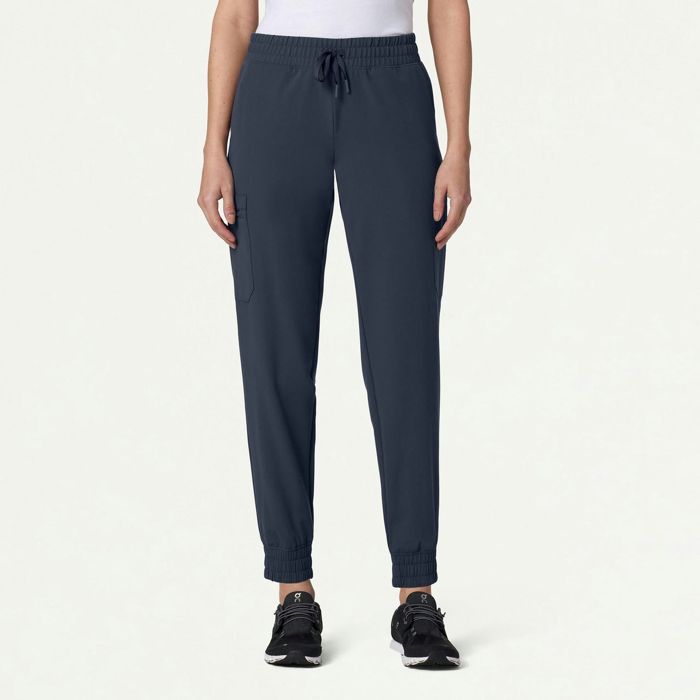 Women’s Classic Fit Utility Jogger Scrub Pants with Multiple Pockets and Tapered Cuffs