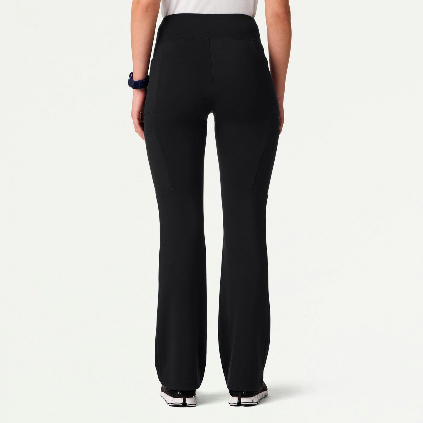 Women’s Ultra-Soft Yoga-Inspired Scrub Pants with Stretch Waistband and Tapered Leg