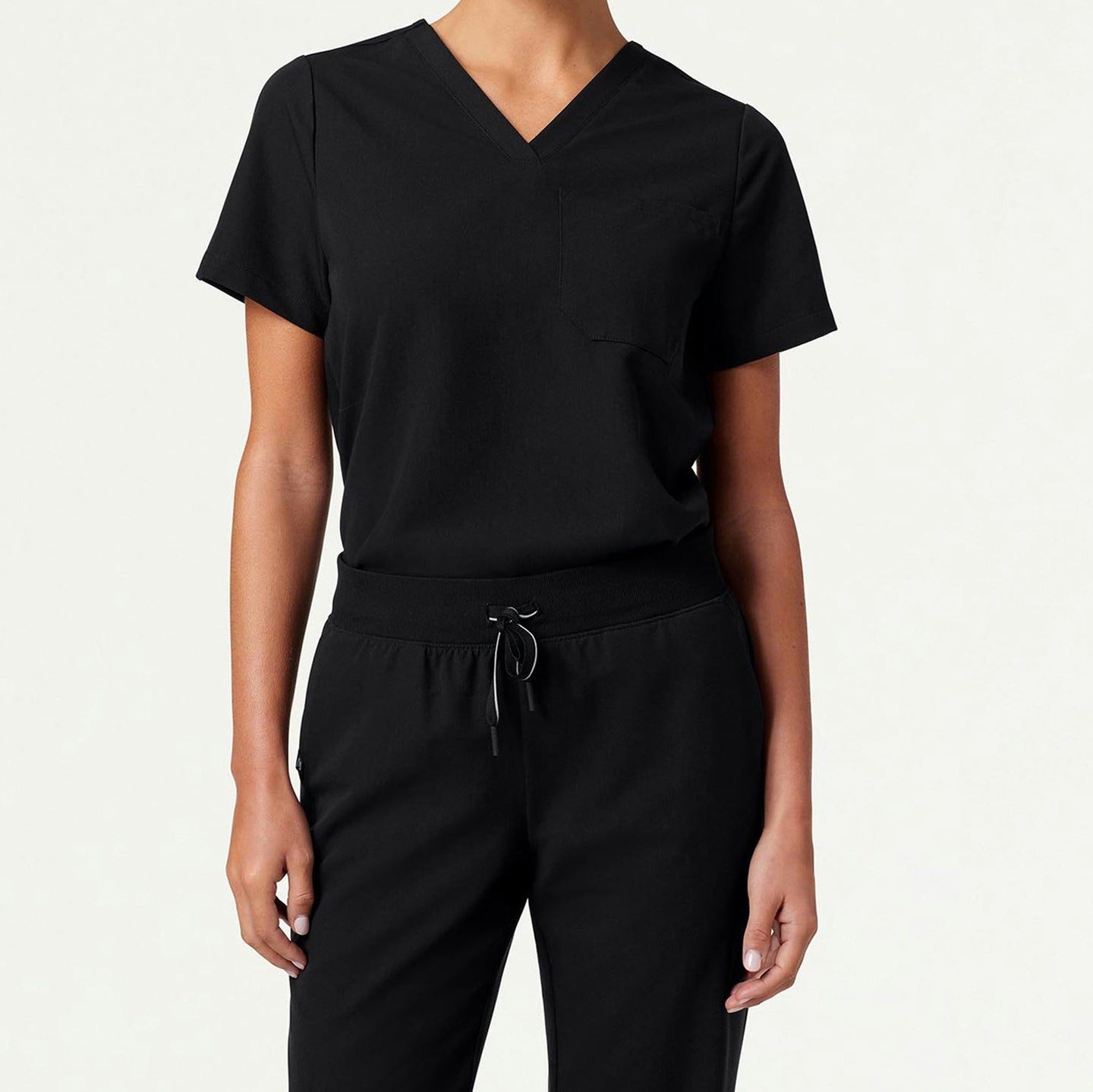 Women’s Classic Fit V-Neck Scrub Top with 1 Chest Pocket