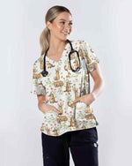 Australian NICU Nurse Scrub Top