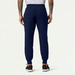Men’s Classic Fit Utility Jogger Scrub Pants with 8 Pockets and Drawstring Waist