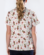 Funny Christmas Lobster Holiday Medical Scrub Top