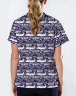 Adorable Mummy Wiener Dog Medical Scrub Top
