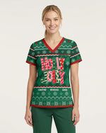 Personalized Name Holly Jolly Christmas Gift For Nurse Coworker Top