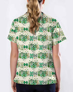 St. Patrick's Day Lucky Nursing Scrub Top