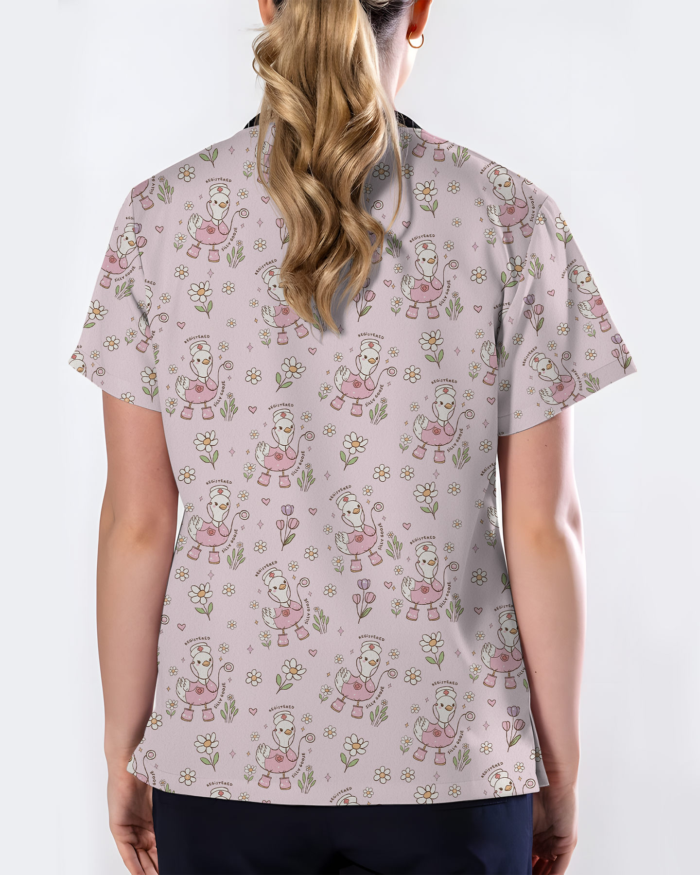 Silly Goose Nurse Life Scrub Top