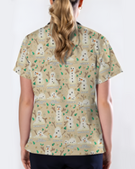 Funny Snowman Pain Scale Christmas Nursing Scrub Top