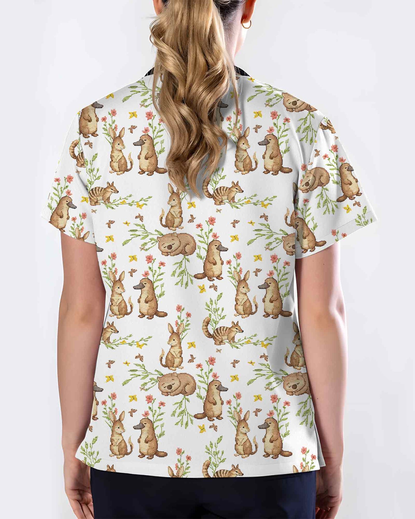 Australian NICU Nurse Scrub Top