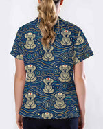Aboriginal Indigenous Art Nurse Koala Medical Scrub Top