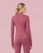 Athletic Knit Scrub Jacket Mauve