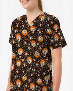 Thanksgiving Tooth Dental Scrub Top