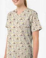 Funny Yellow Ducktor Scrub Top