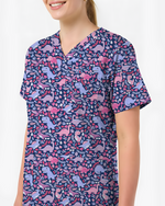 Little Dino Dreams Women Scrub Top