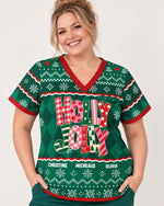 Personalized Name Holly Jolly Christmas Gift For Nurse Coworker Top