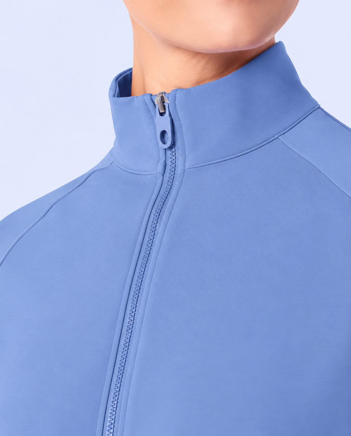 Modern Scrub Jacket Ceil Blue