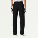 Women’s High-Waisted Classic Scrub Pants with Straight Leg and Utility Pockets