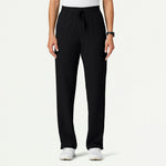 Women’s High-Waisted Classic Scrub Pants with Straight Leg and Utility Pockets