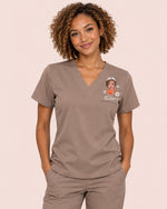 Personalized Name, Specialty And Character Be The Sunshine Hidden Message Gift For Nurse Top
