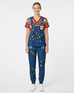 Personalized Name And Job Title Funny Jumpsuit 3D Effect Pattern Christmas Gift For Nurse Jogger Pant
