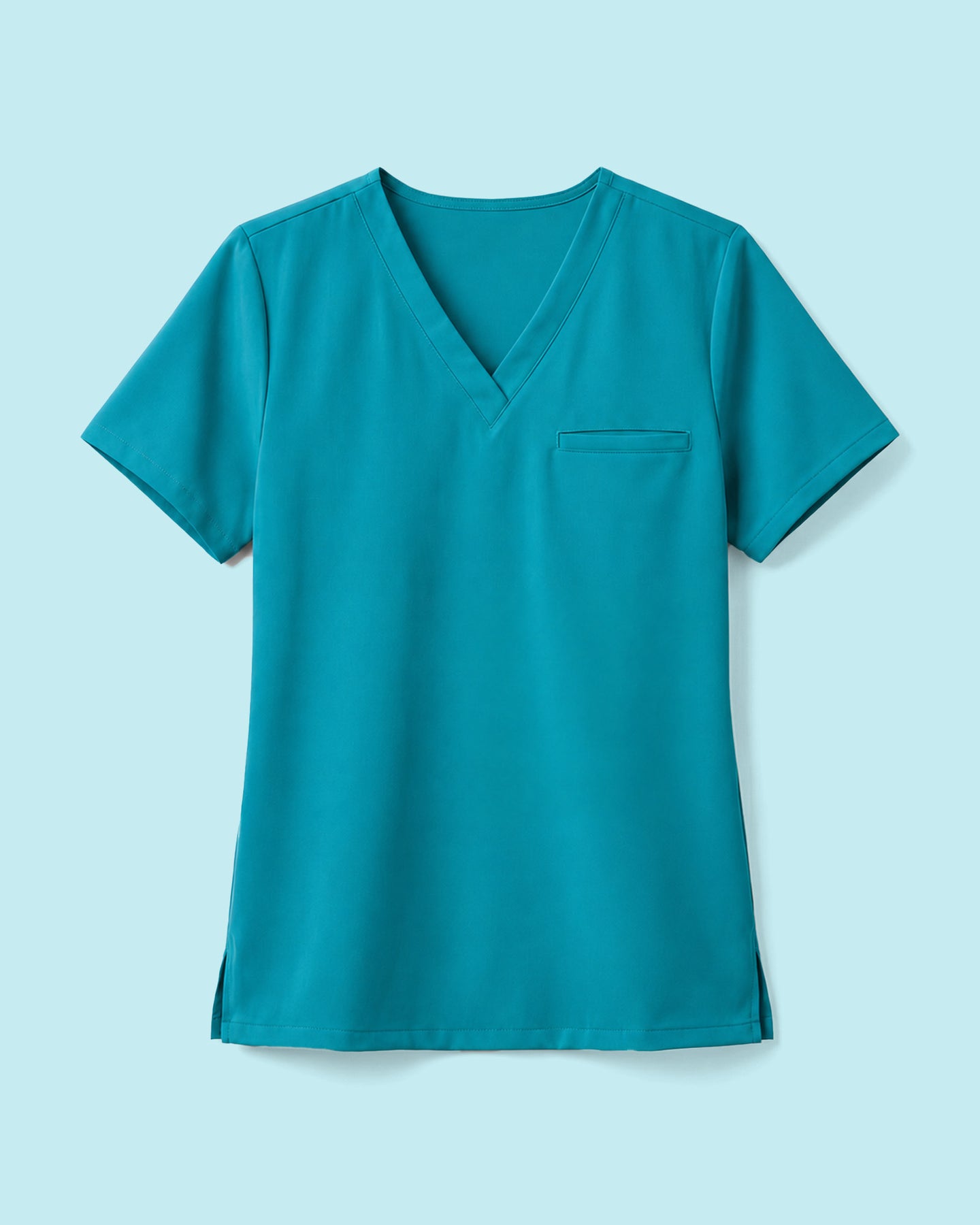 Women's One-Pocket V-neck Scrub Top Marina