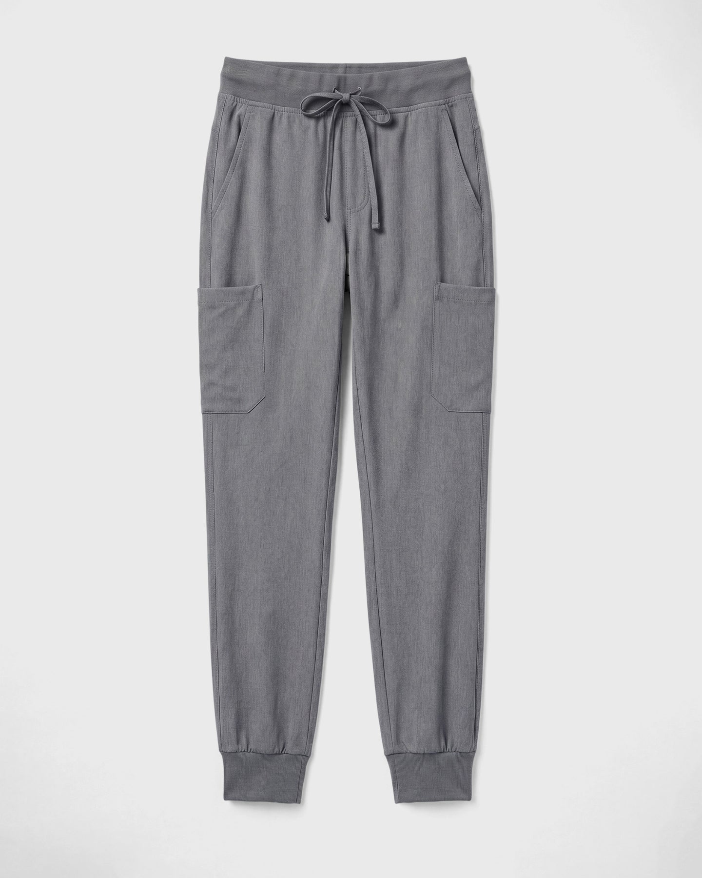 Women's 6-Pocket Jogger Scrub Pant Heather Gray