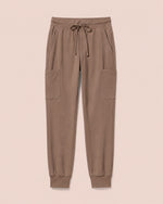 Women's 6-Pocket Jogger Scrub Pant Mocha