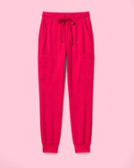 Women's 6-Pocket Jogger Scrub Pant Sangria