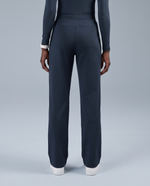 Pintuck High-Rise Straight-Leg Pant Dark Harbor