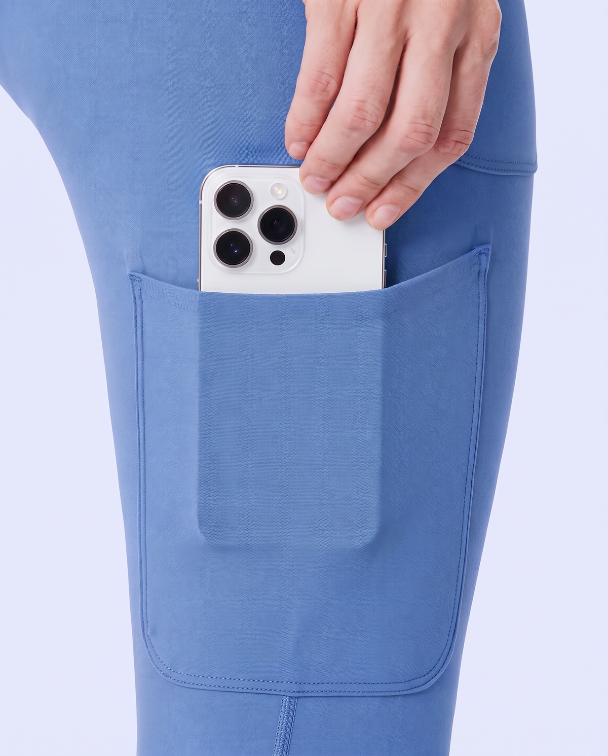 Maternity Scrub Legging Ceil Blue