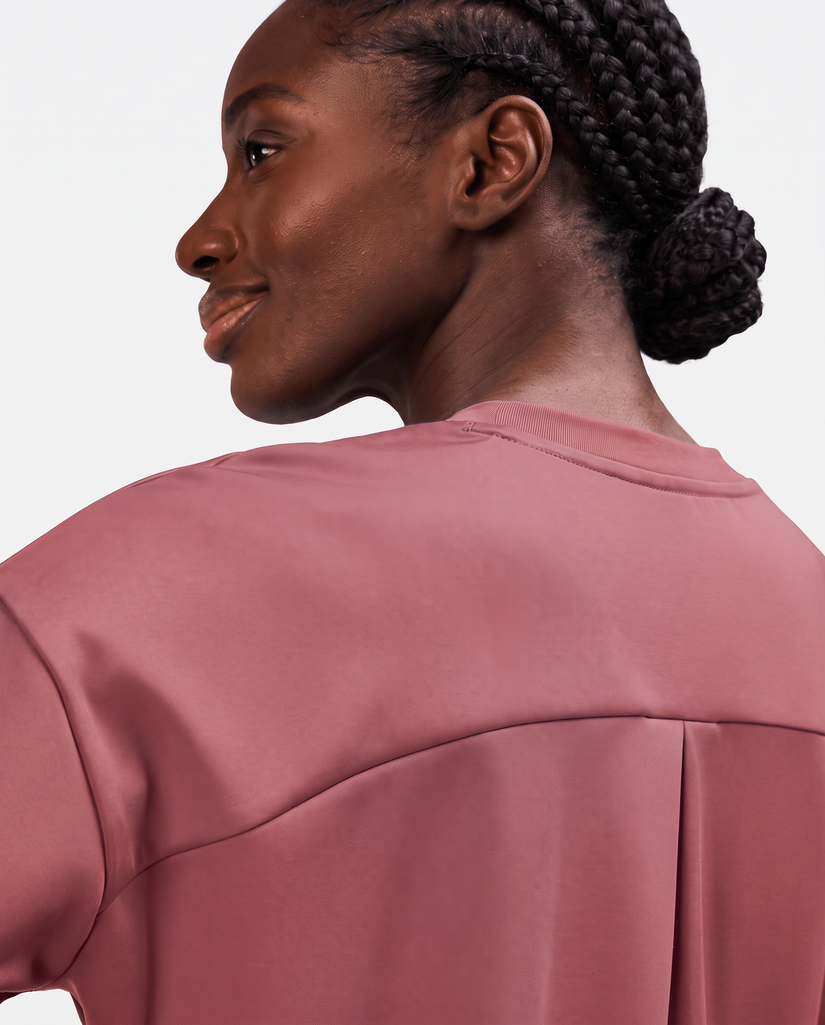 Long-Sleeve Crew-Neck Top Berry Spice – Scrubloop
