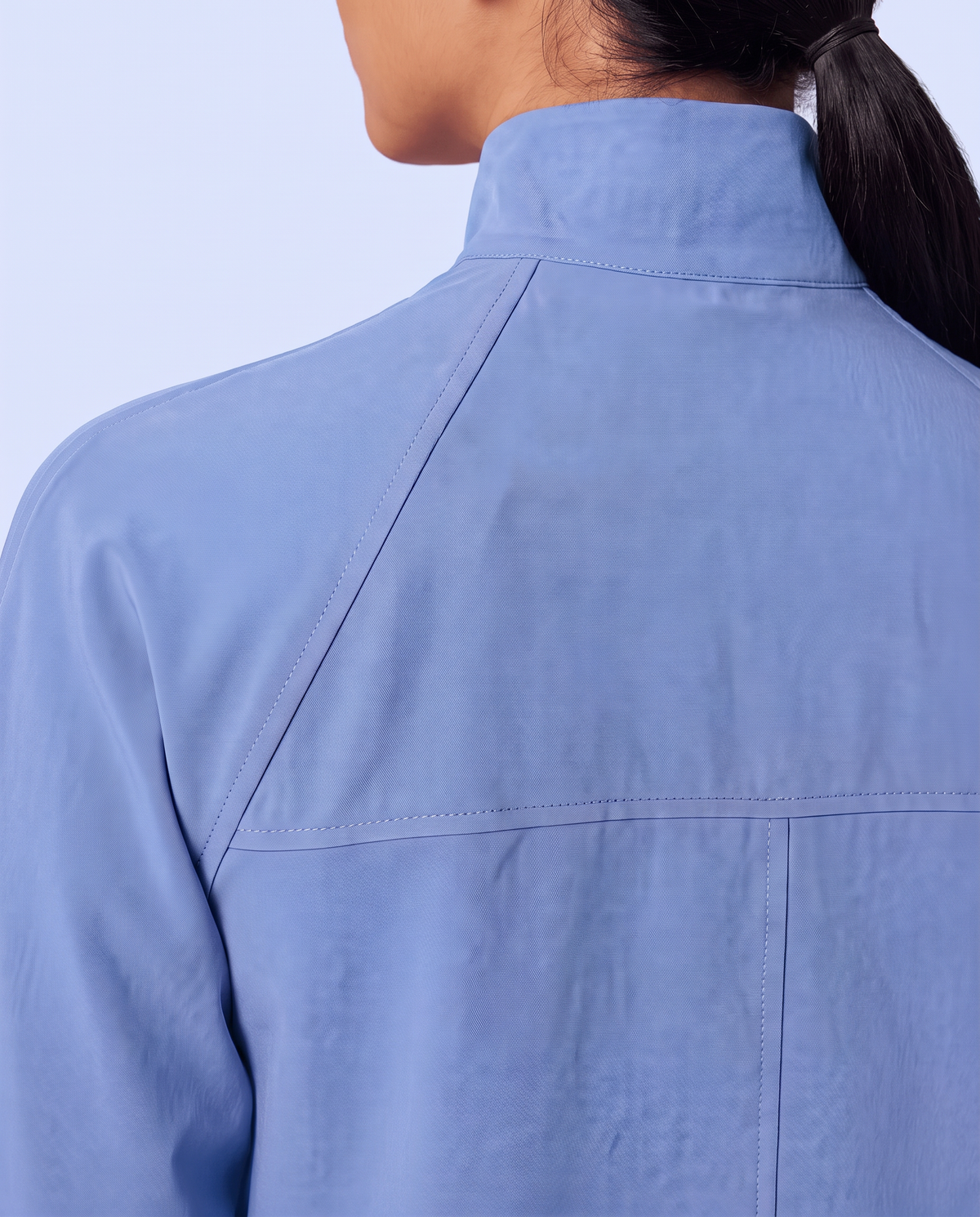 Modern Scrub Jacket Ceil Blue
