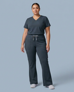 Curved High-Rise Flare Scrub Legging Dark Harbor
