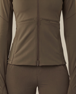 Athletic Knit Scrub Jacket Olive