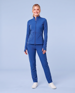 Athletic Knit Scrub Jacket Royal Blue